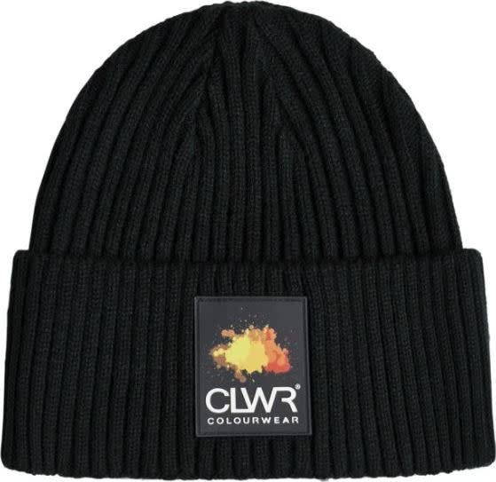 ColourWear Badge Beanie Black