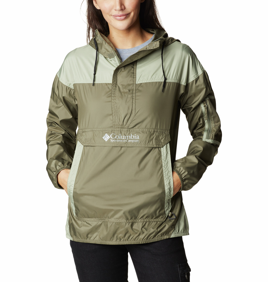 Columbia Women’s Challenger Windbreaker Stone Green/Safari