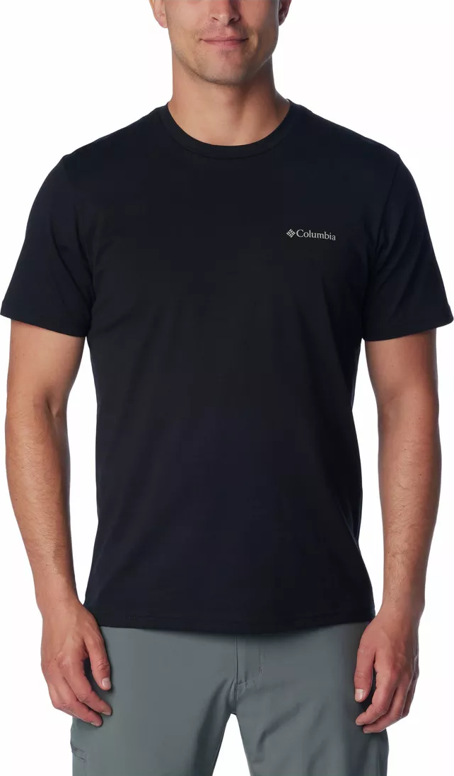 Columbia Men’s Rapid Ridge Back Graphic Tee II Black/Rocky Road