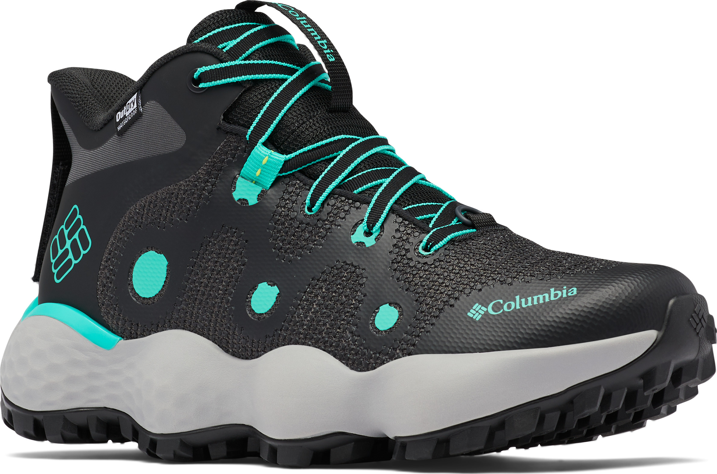 Women’s Escape Thrive Endure Shoe Black Electric Turquoise