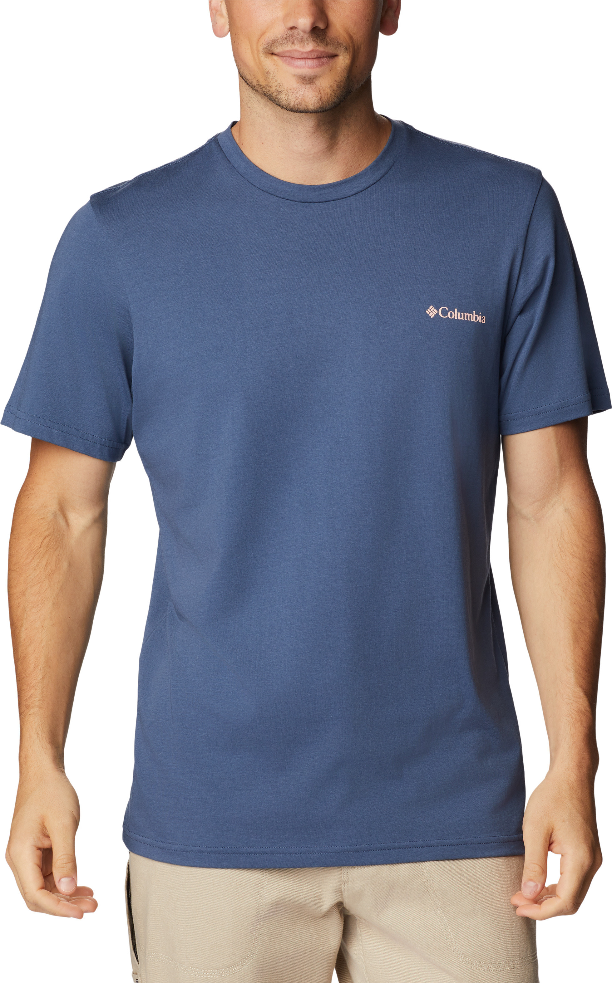 Columbia Men’s Rapid Ridge II Organic Cotton T-Shirt Dk Mountain Natures Palette Graphic