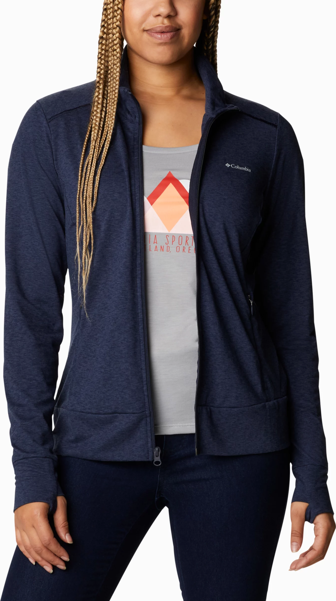 Women’s Weekend Adventure Fullzip Dark Nocturnal Heather