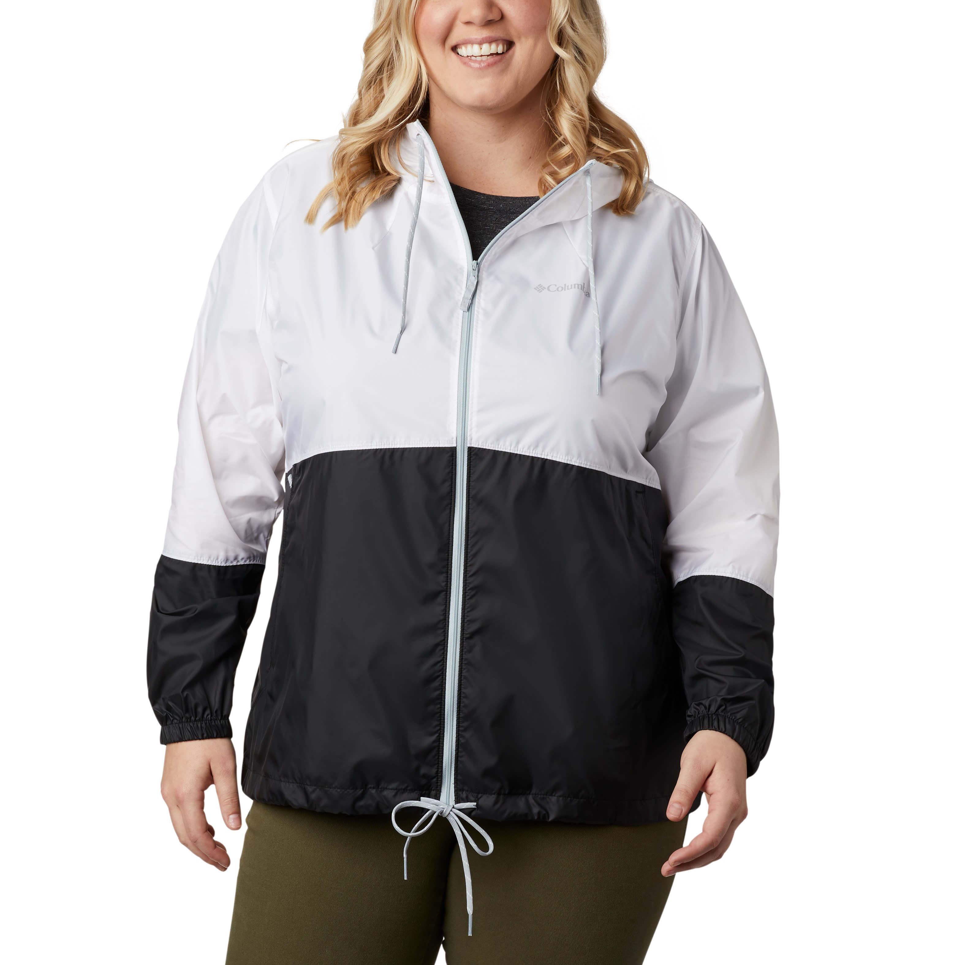 Columbia Women’s Flash Forward Windbreaker White Black