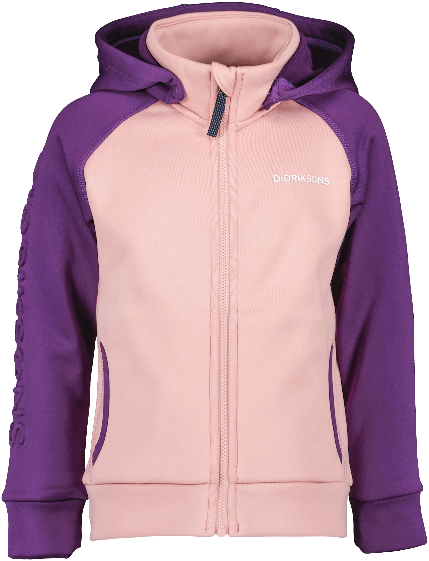 Didriksons Kids’ Corin Full Zip 8 Dusty Pink