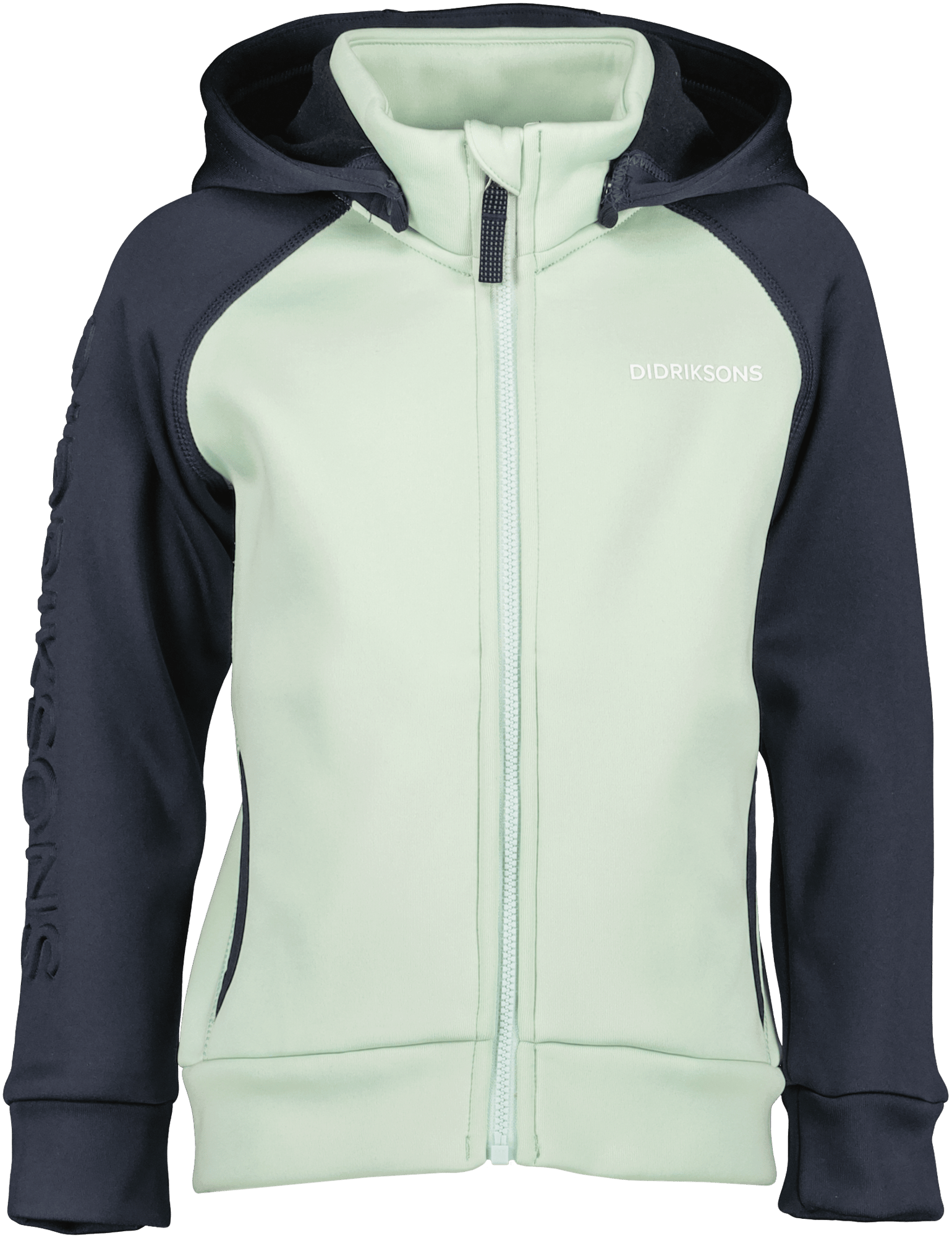 Didriksons Kids' Corin Full Zip 8 Pale Mint