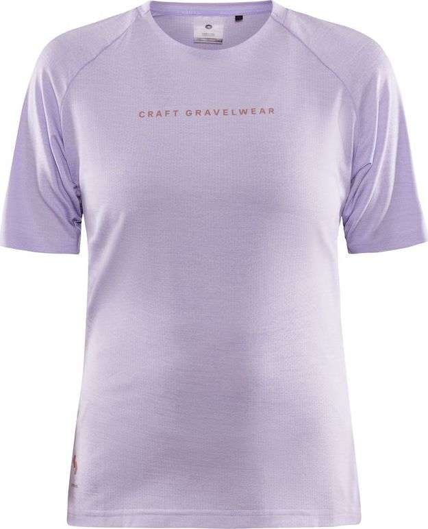 Craft Women’s Adv Gravel Short Sleeve Tee Lavender/Melange