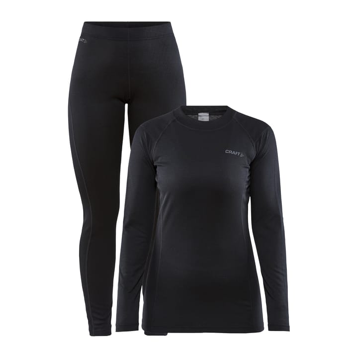 Craft Women's Core Warm Baselayer Set Black Craft