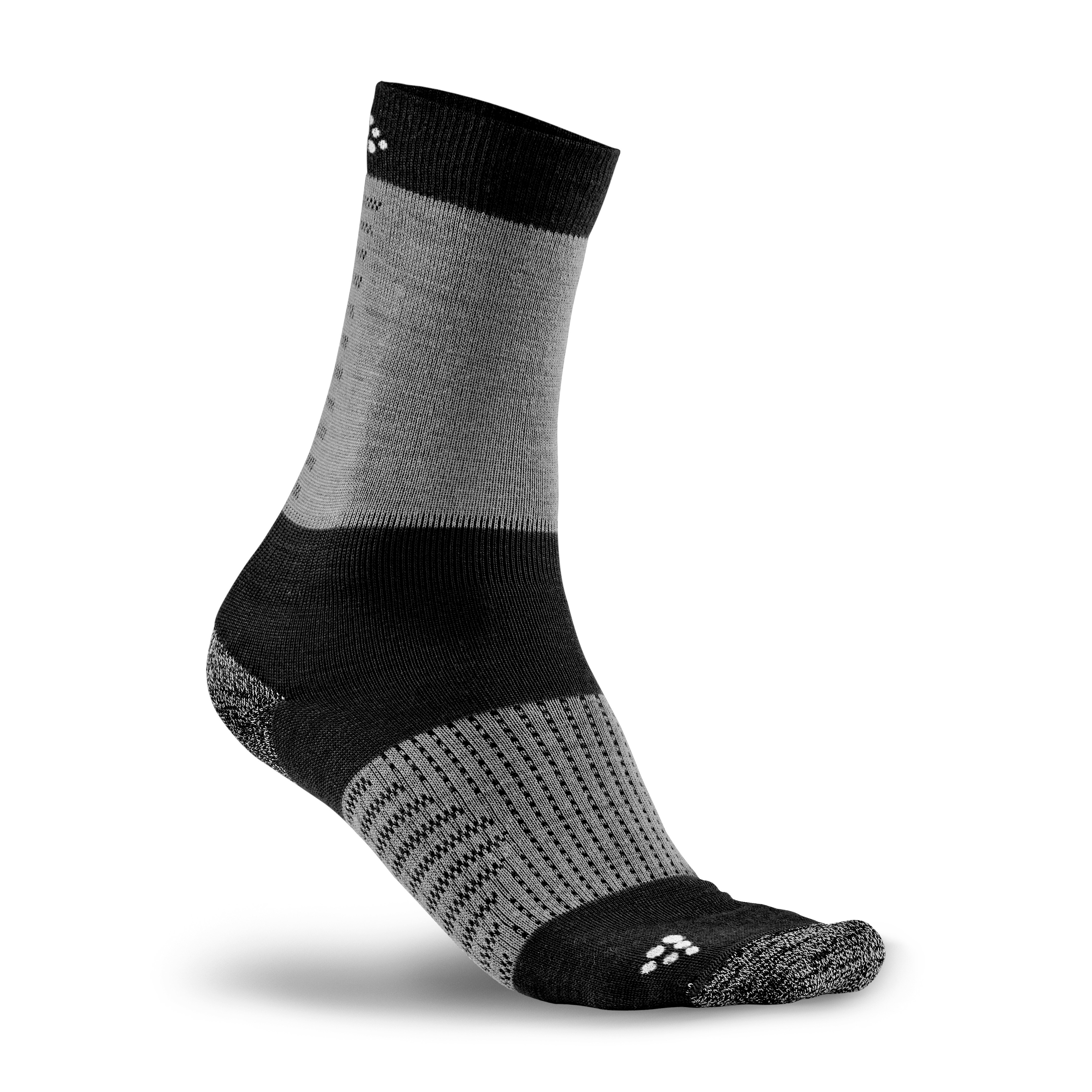 Craft XC Training Sock Black/Dark Grey Melange