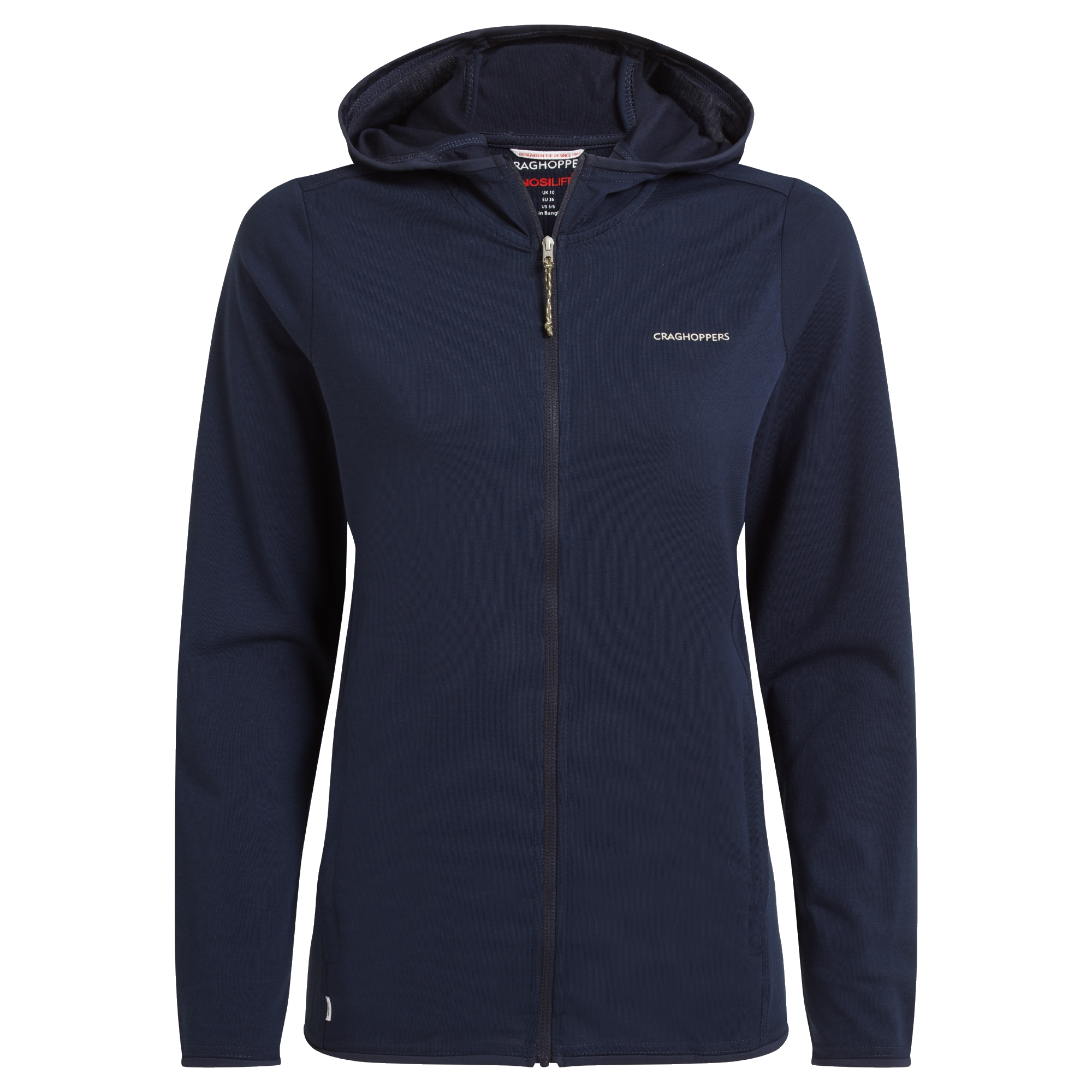 Craghoppers Women’s Nosilife Afia Hooded Jacket Blue Navy