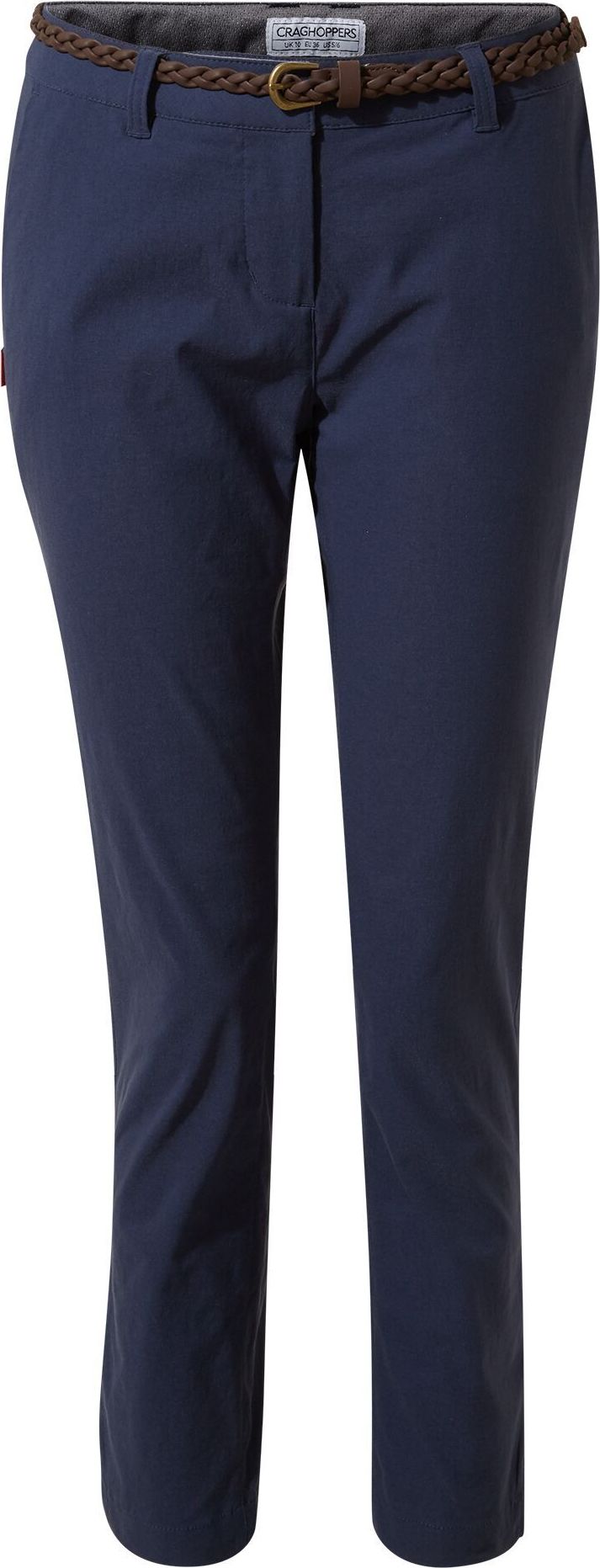 John Lewis Slim Bi-Stretch Trousers, Navy at John Lewis & Partners