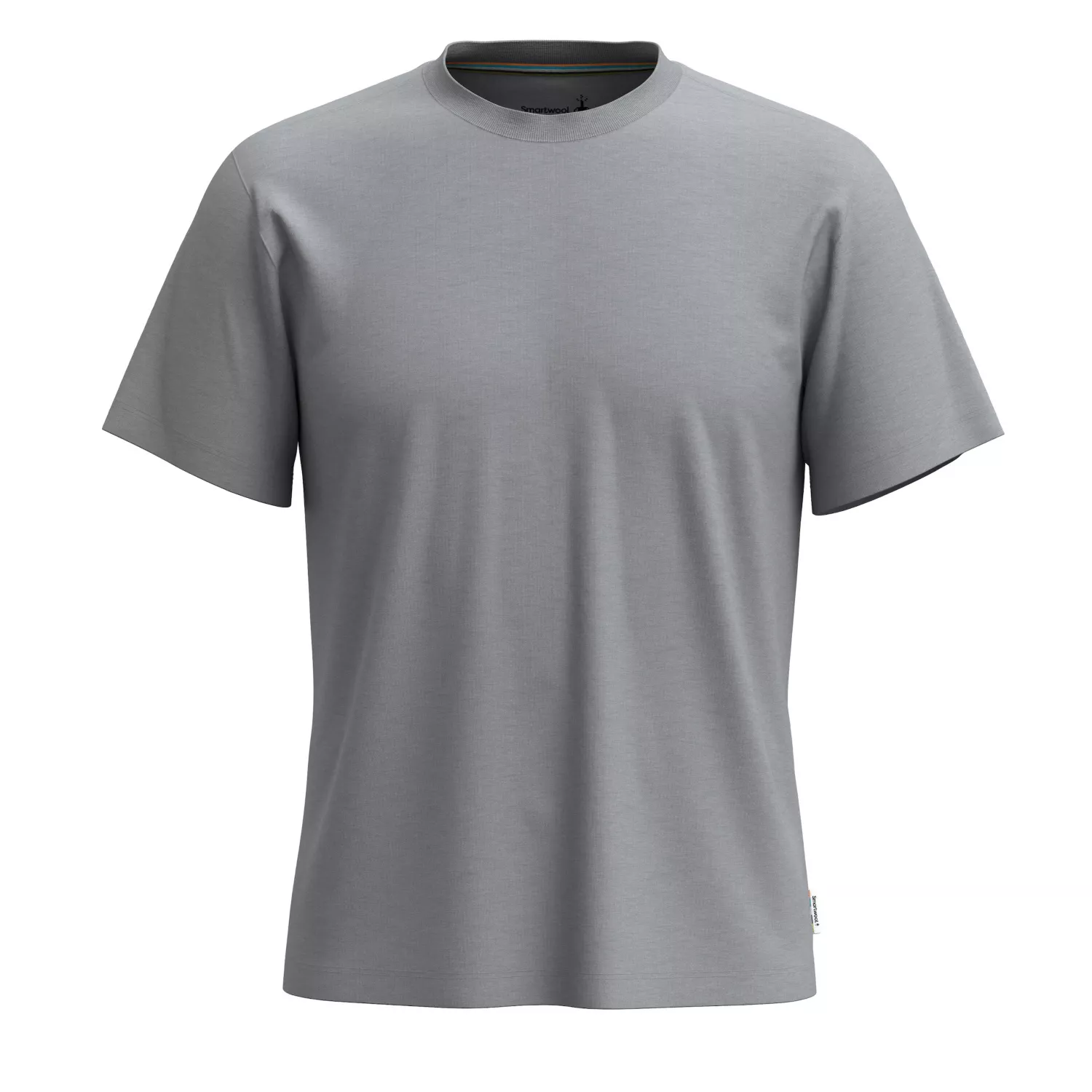 Smartwool Men’s Perfect Crew Tee Light Gray Heather