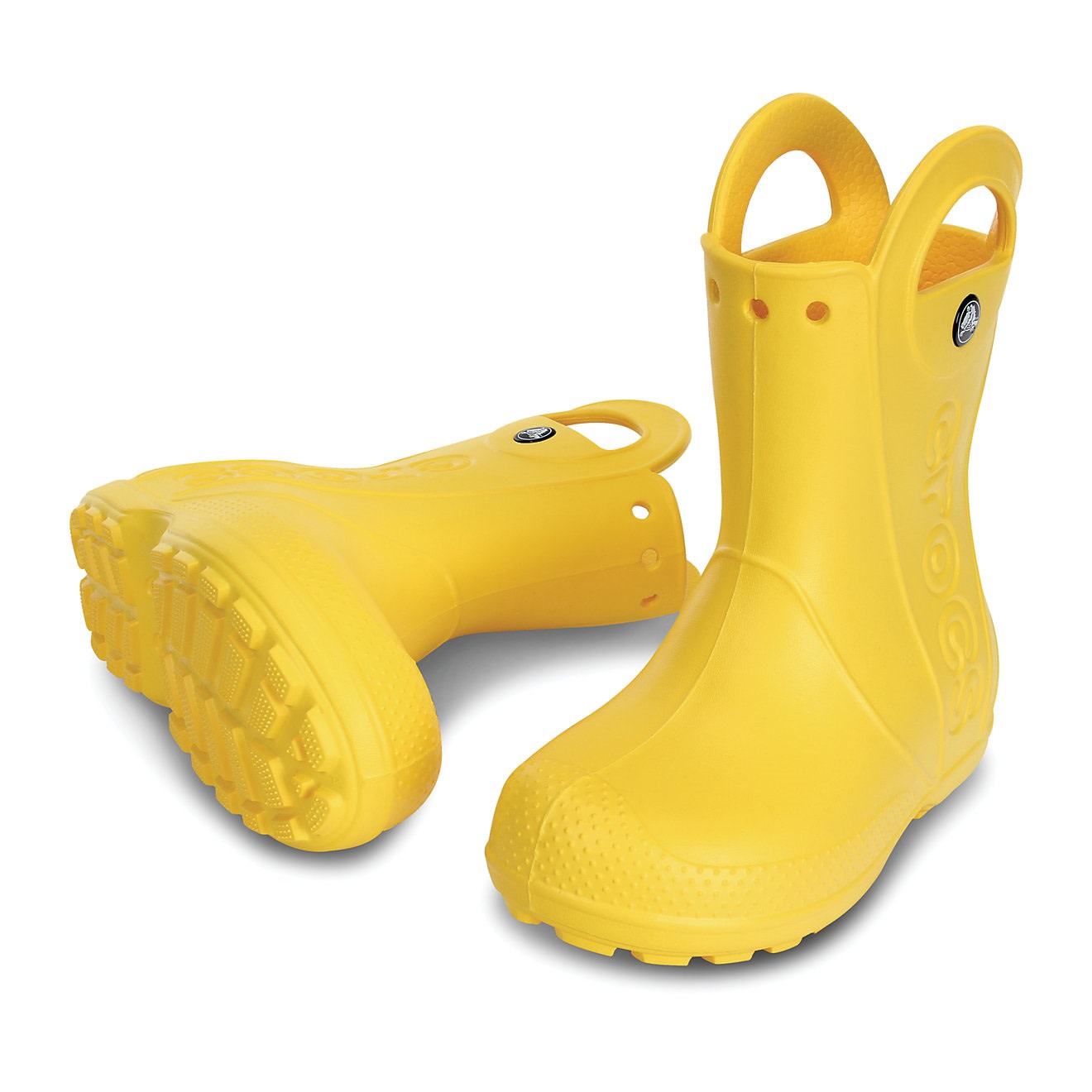 クロックス Handle It Rain Boot 17.5センチ 偉 ピンク