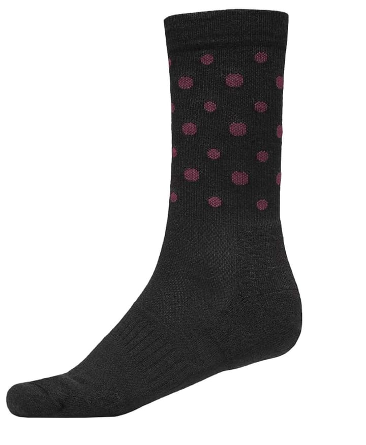 Icebug Active Merino Sock Spots Black/Hibiscus Icebug