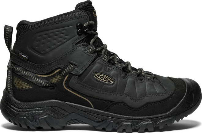 Keen Men's Keen Targhee IV Mid Waterproof Triple Black, 44