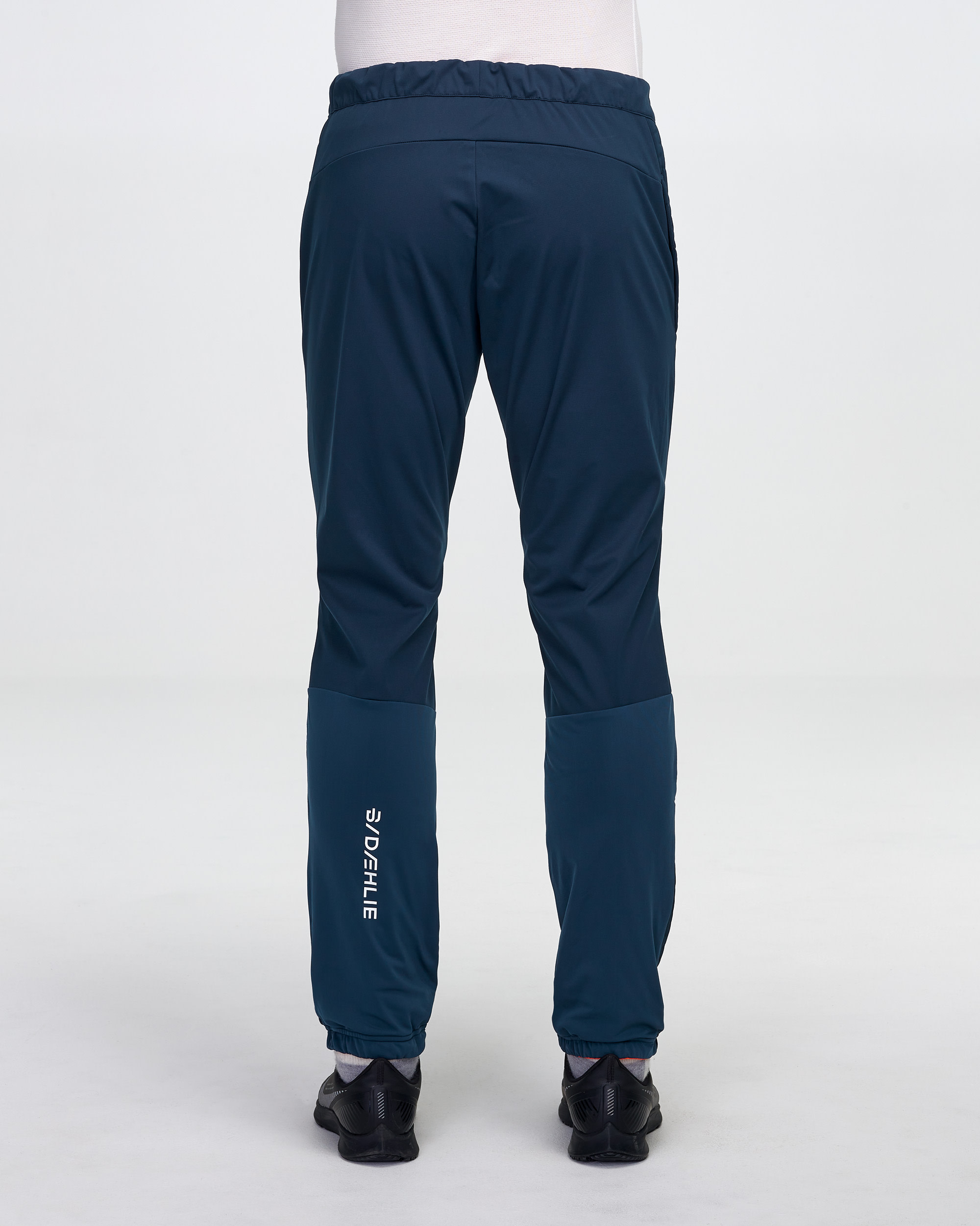 ODLO-PANTS LANGNES W DARK SAPPHIRE - WHITE - Cross-country ski leggings