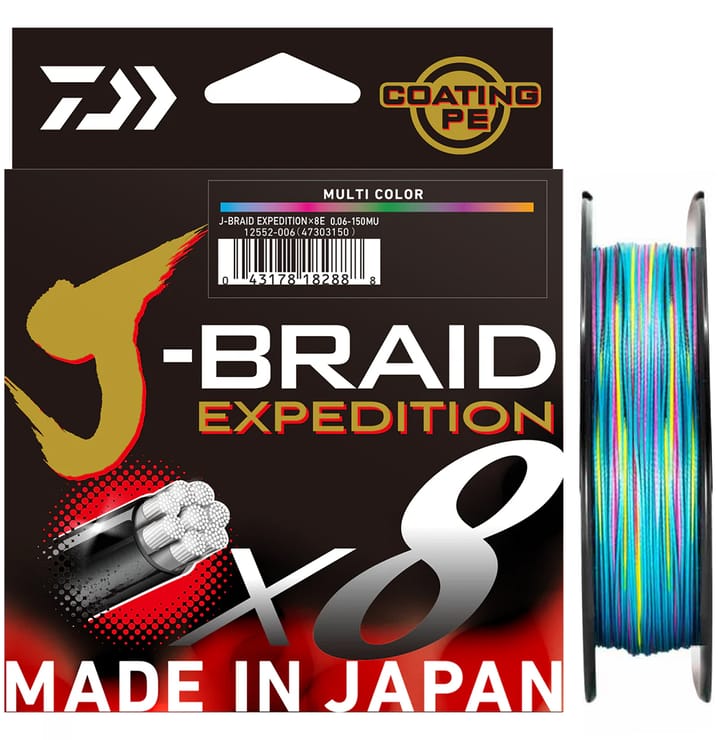 Daiwa Daiwa J-Braid Expedition 500m Multicolor Daiwa