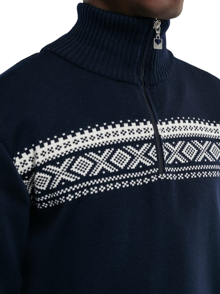 Dale of Norway Men's Dalestølen Merino Wool Sweater Navy Offwhite Dale of Norway