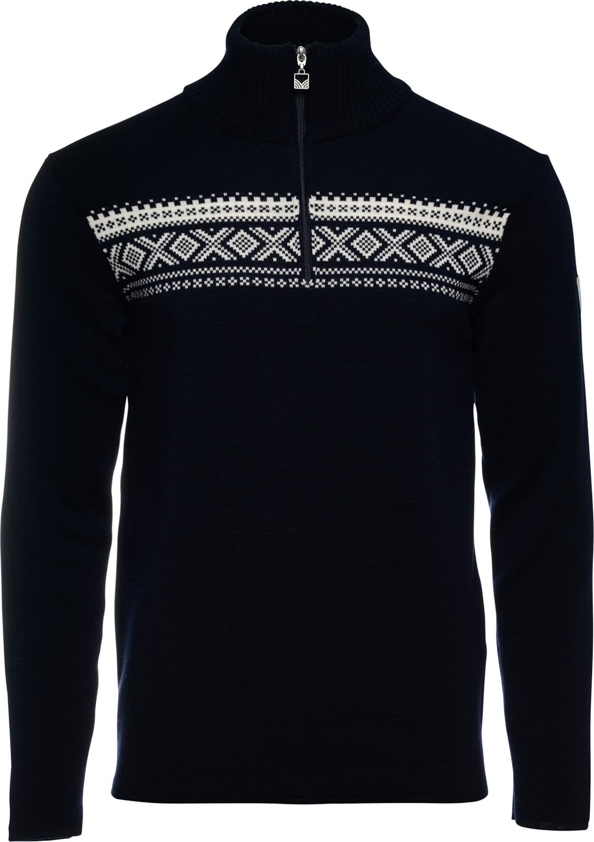 Dale of Norway Men’s Dalestølen Merino Wool Sweater Navy Offwhite