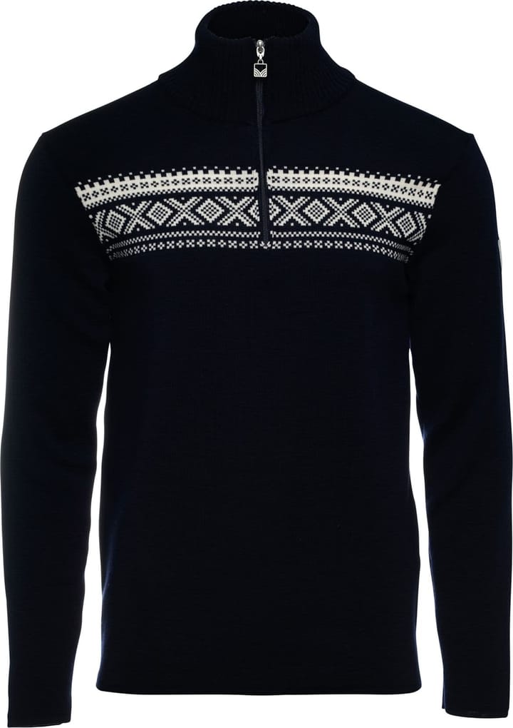 Dale of Norway Men's Dalestølen Merino Wool Sweater Navy Offwhite Dale of Norway