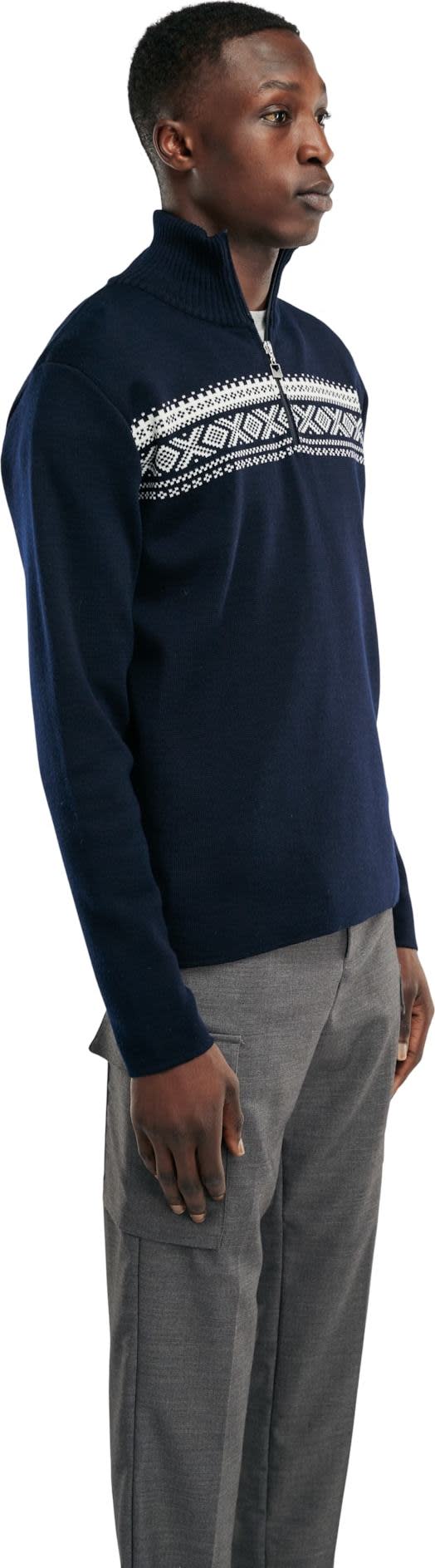 Dale of Norway Men's Dalestølen Merino Wool Sweater Navy Offwhite Dale of Norway