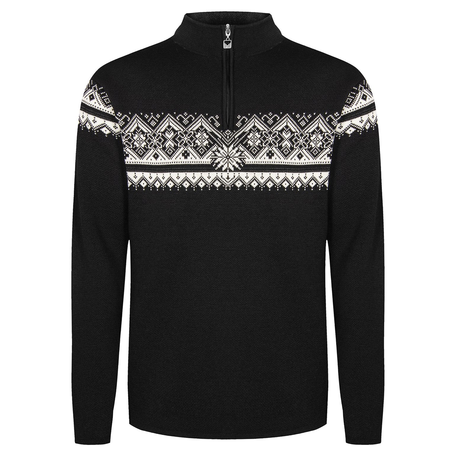 Dale of Norway Men's Moritz Sweater Black/Offwhite/Dark Charcoal