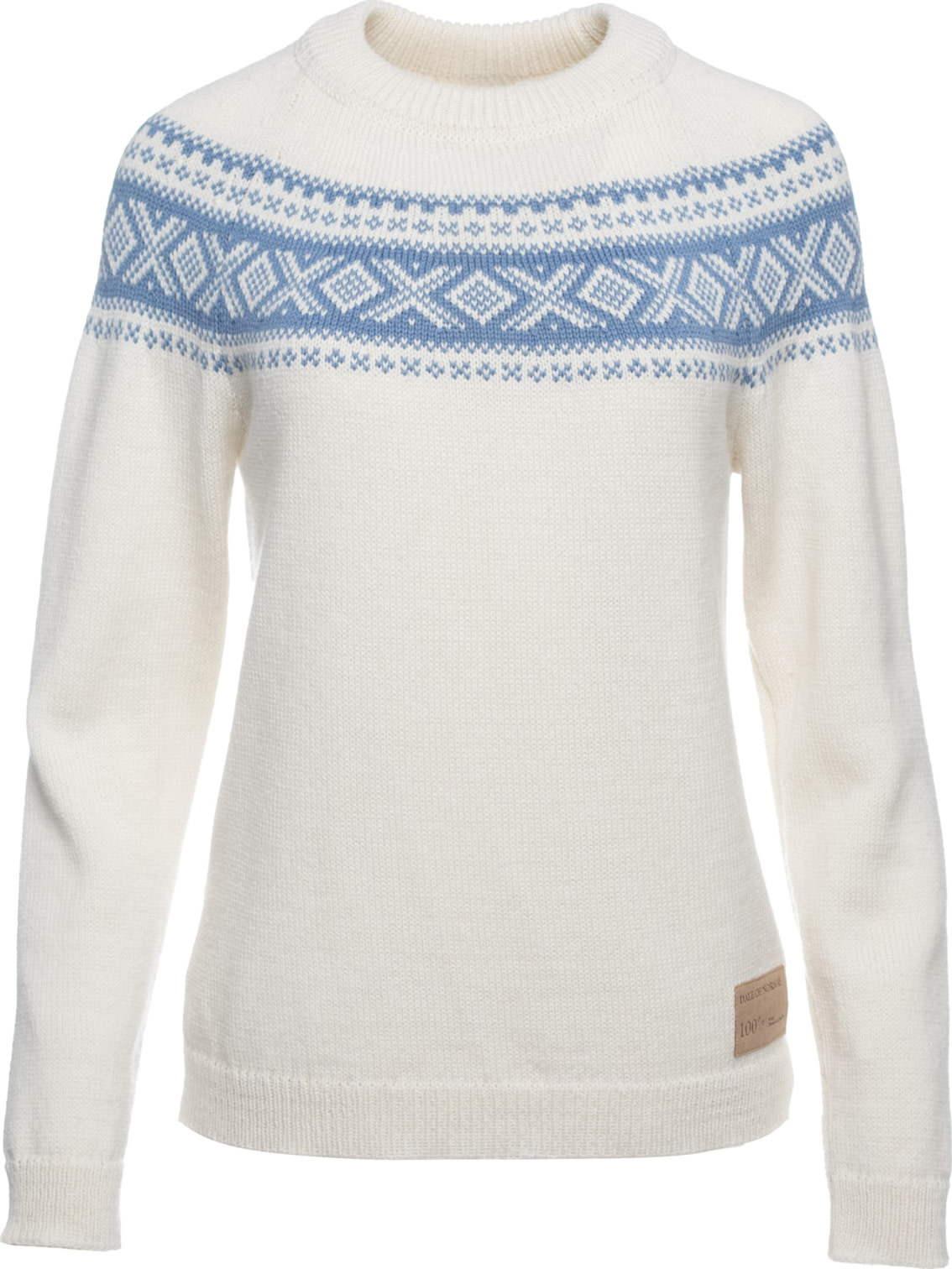 Dale of Norway Women’s Vågsøy Wool Sweater Offwhite Blueshadow