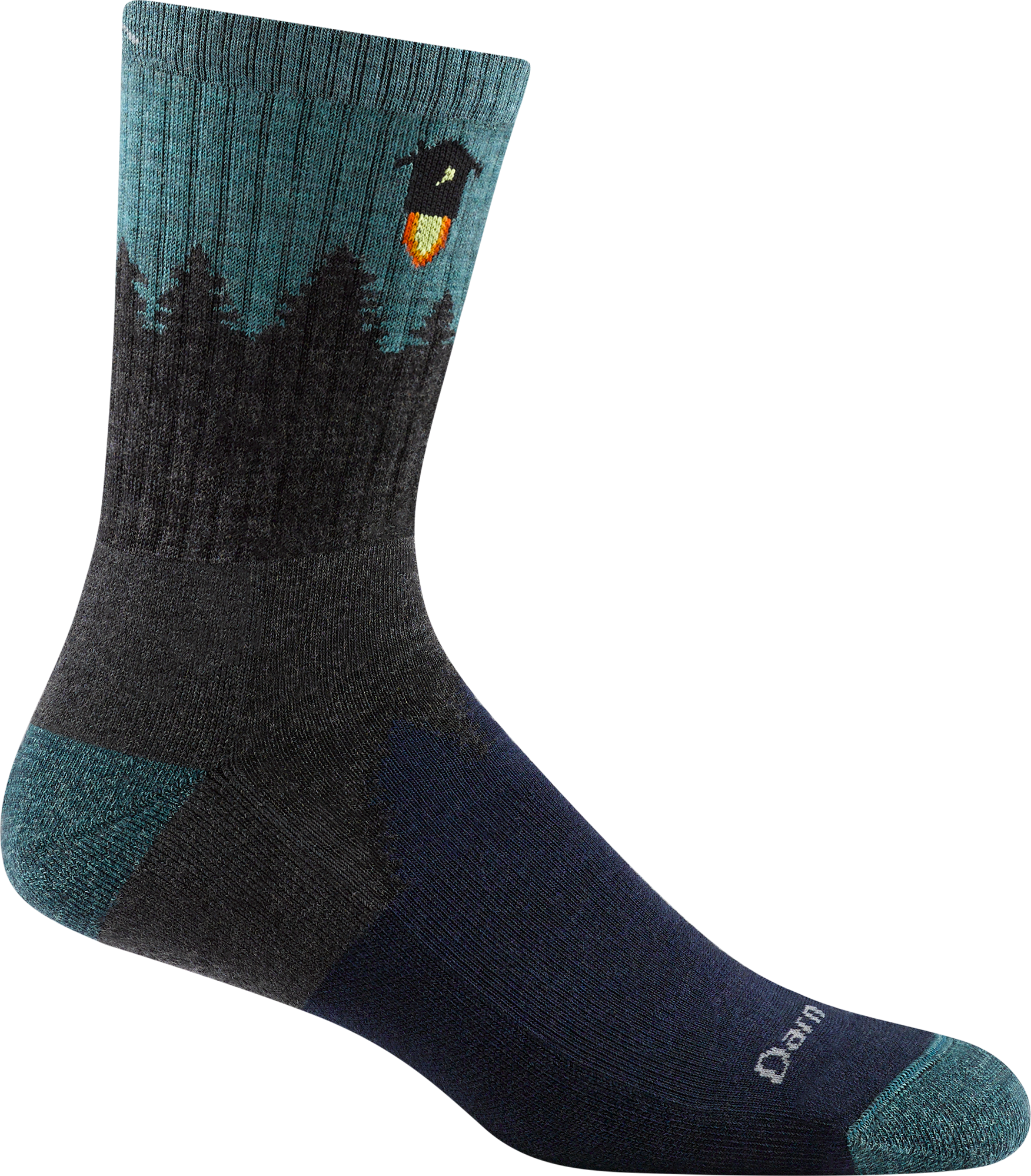 Men’s Number 2 Micro Crew Midweight Hiking Sock Gray