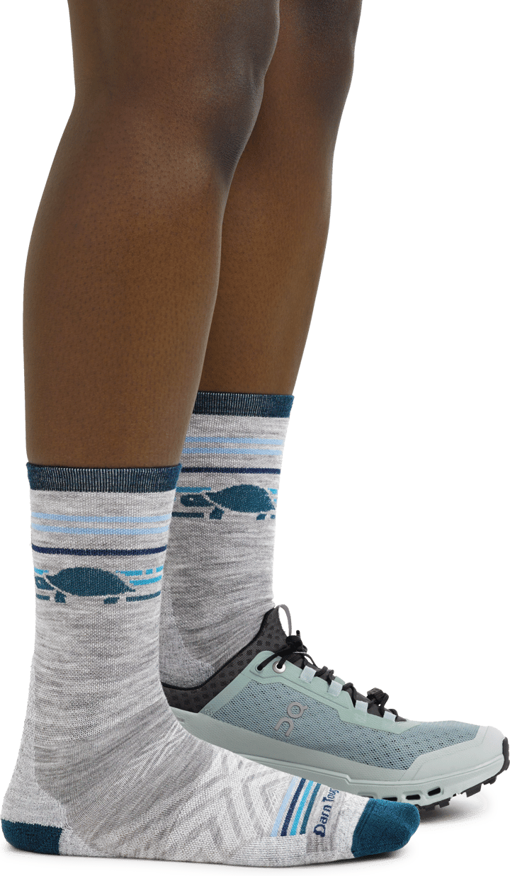 Darn Tough Women's Pacer Micro Crew Ultra-Lightweight Running Sock Cushion Gray Darn Tough