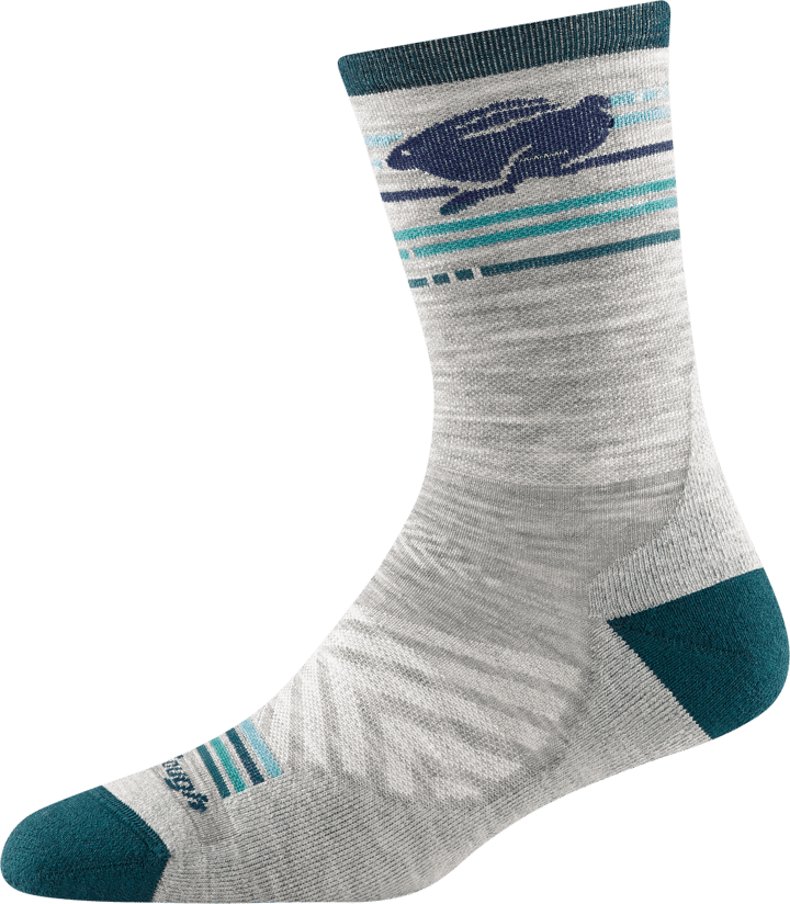 Darn Tough Women's Pacer Micro Crew Ultra-Lightweight Running Sock Cushion Gray Darn Tough