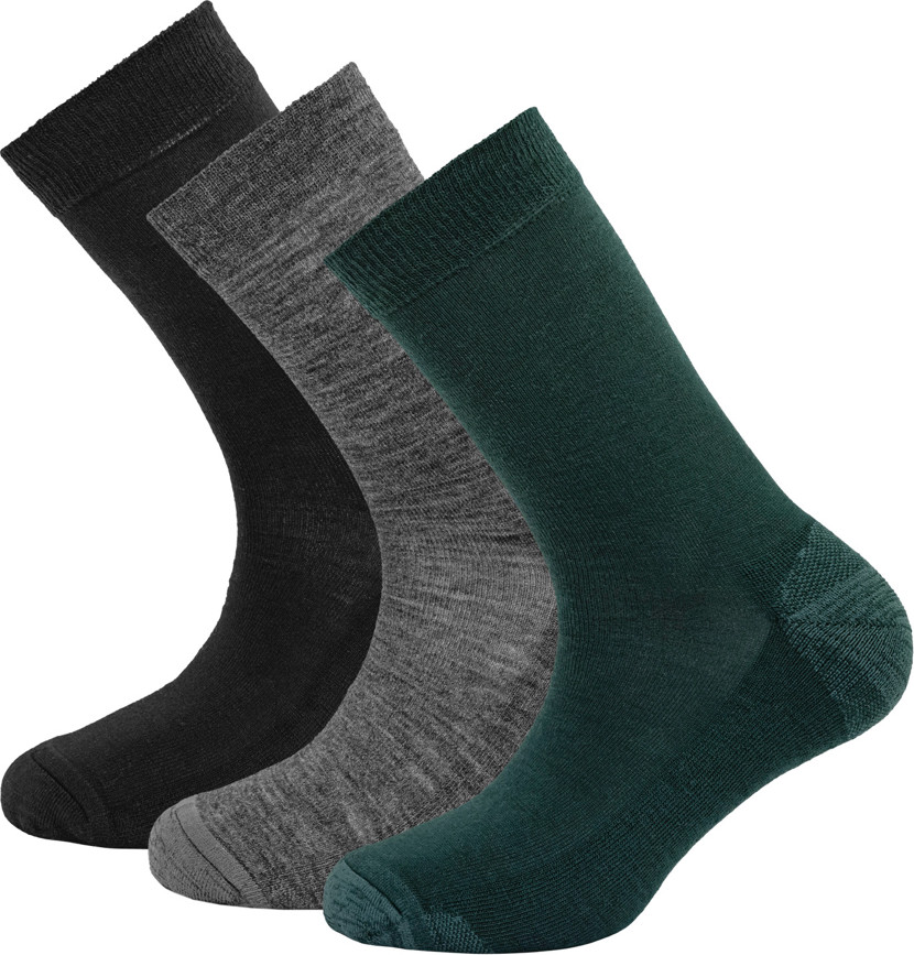 Devold Daily Merino Medium Sock 3pk Woods Mix