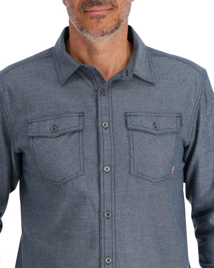 Simms Simms Shoal Flannel Shirt Midnight Simms