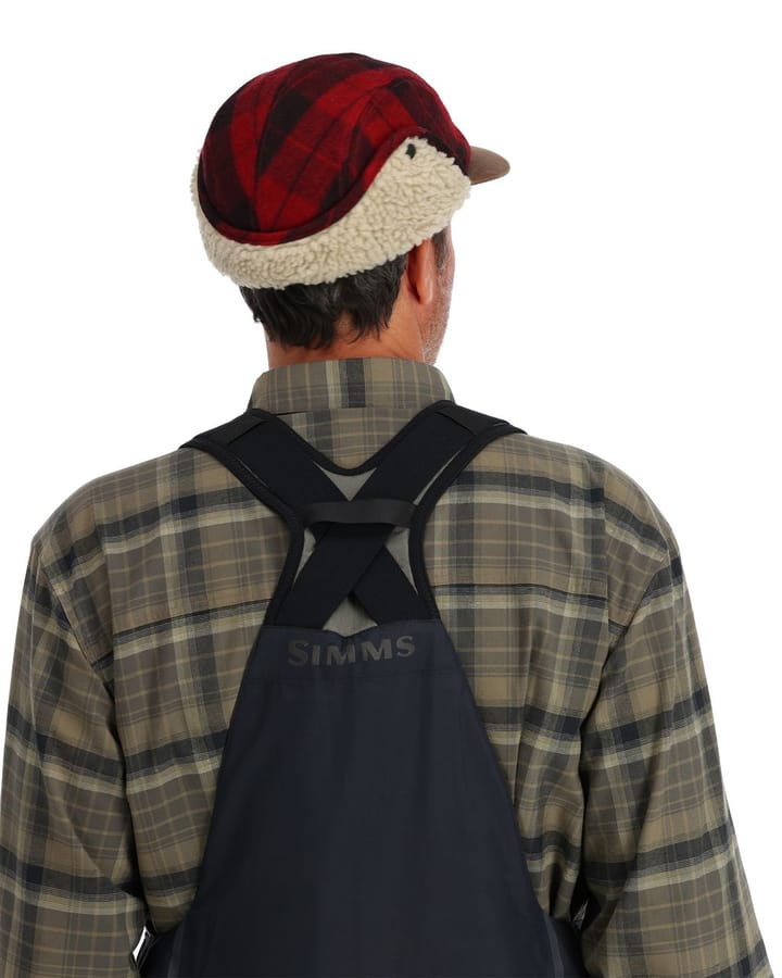 Simms Simms Coldweather Cap Red Buffalo Plaid Simms