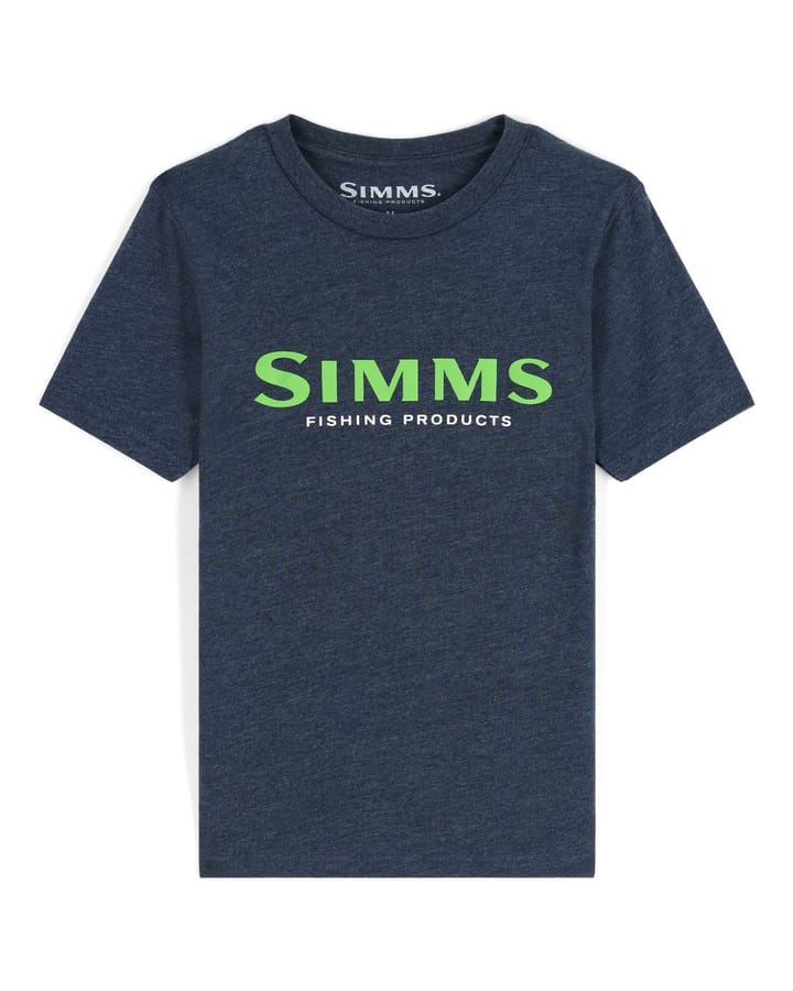 Simms Simms Kid'S Logo T-Shirt Harbor Blue Simms