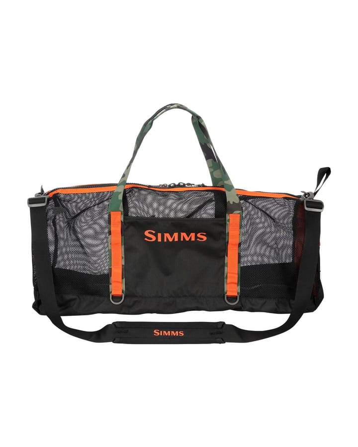 Simms Simms Challenger Mesh Duffel Hex Flow Camo Carbon Simms