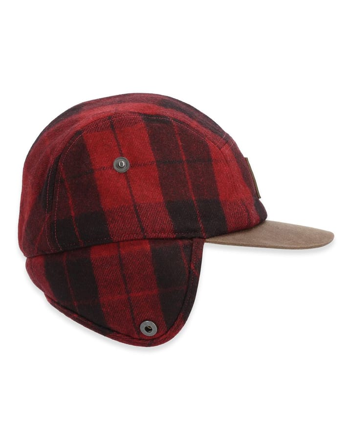 Simms Simms Coldweather Cap Red Buffalo Plaid Simms