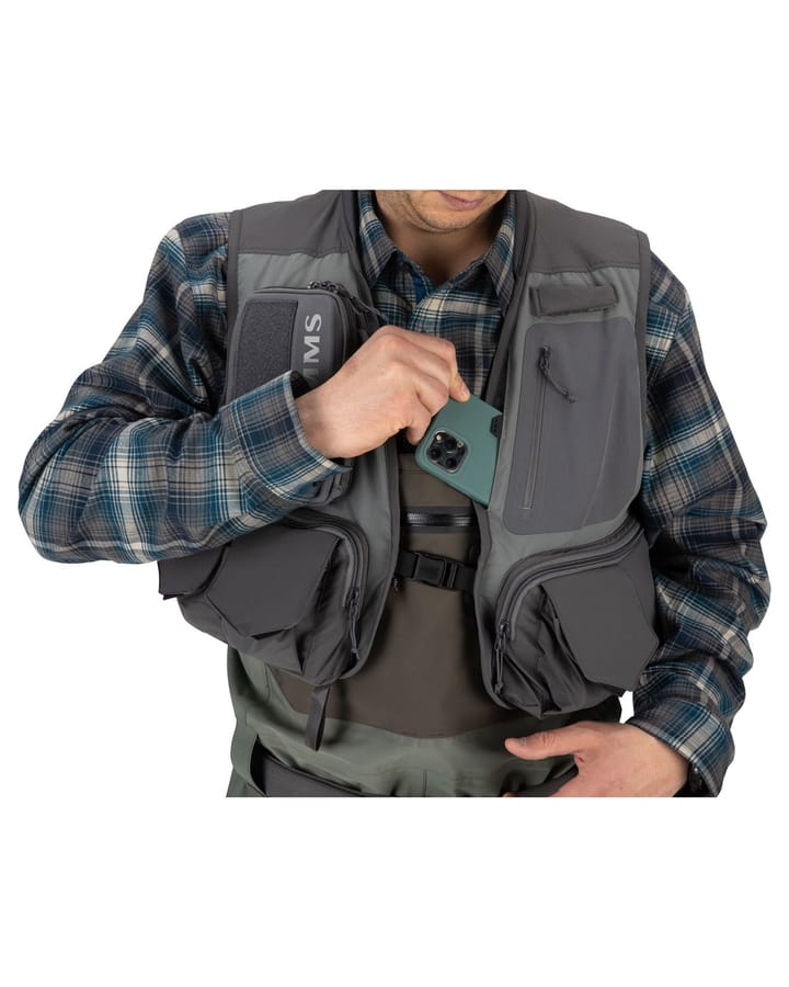 Simms Simms Freestone Vest Pewter Simms