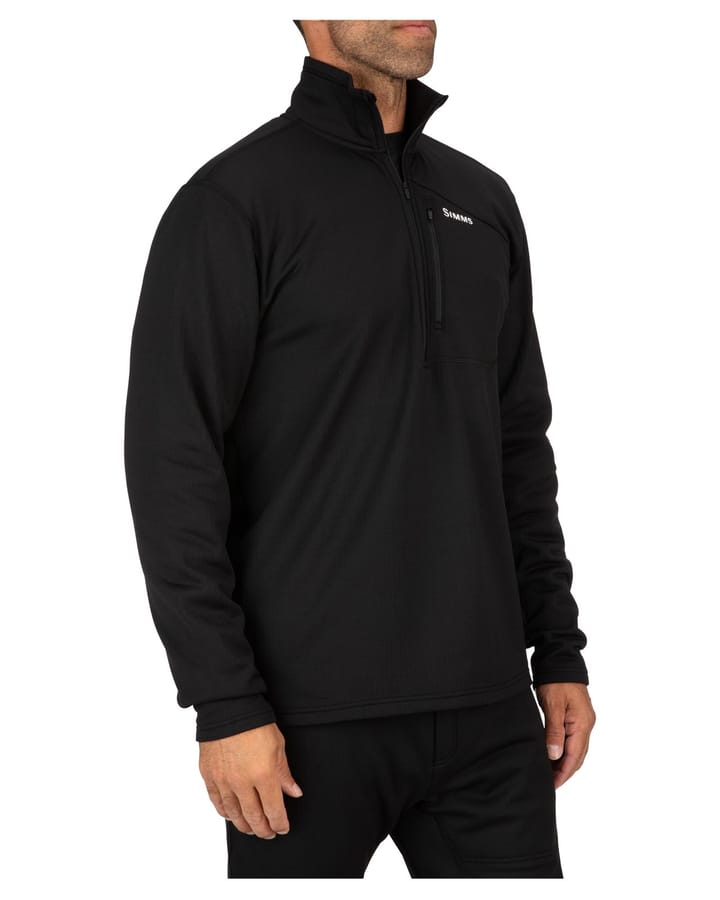 Simms Simms Thermal 1/4 Zip Top Black Simms