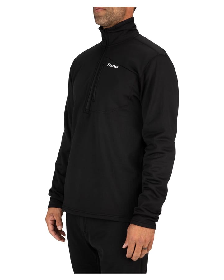 Simms Simms Thermal 1/4 Zip Top Black Simms