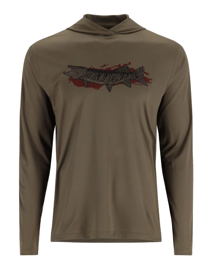 Simms Simms Tech Hoody Artist Series Dark Stone/musky Simms