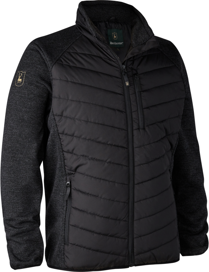 Deerhunter Men’s Moor Padded Jacket With Knit Black