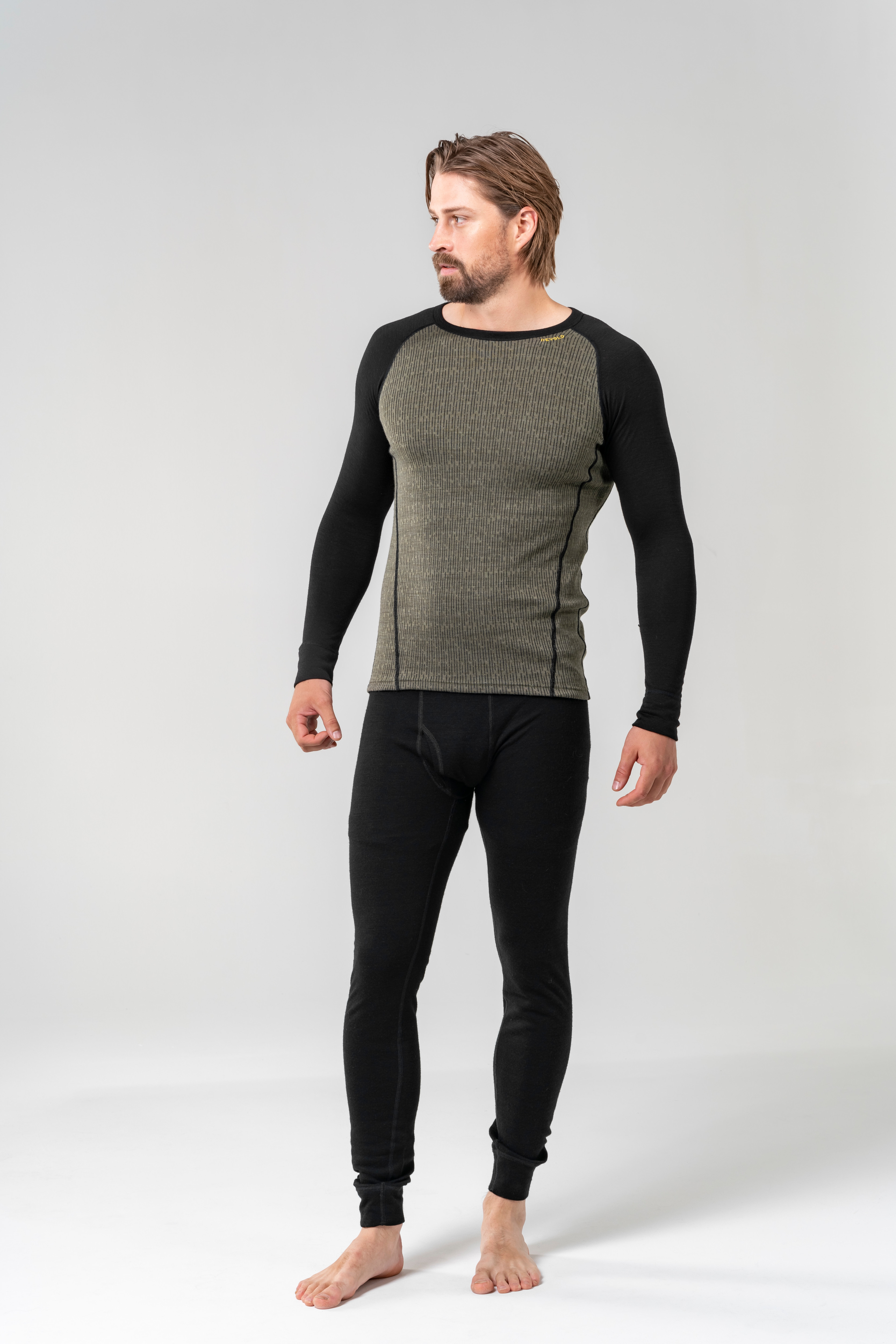 Men's Duo Active Merino 205 Shirt LICHEN/CAVIAR, Buy Men's Duo Active  Merino 205 Shirt LICHEN/CAVIAR here