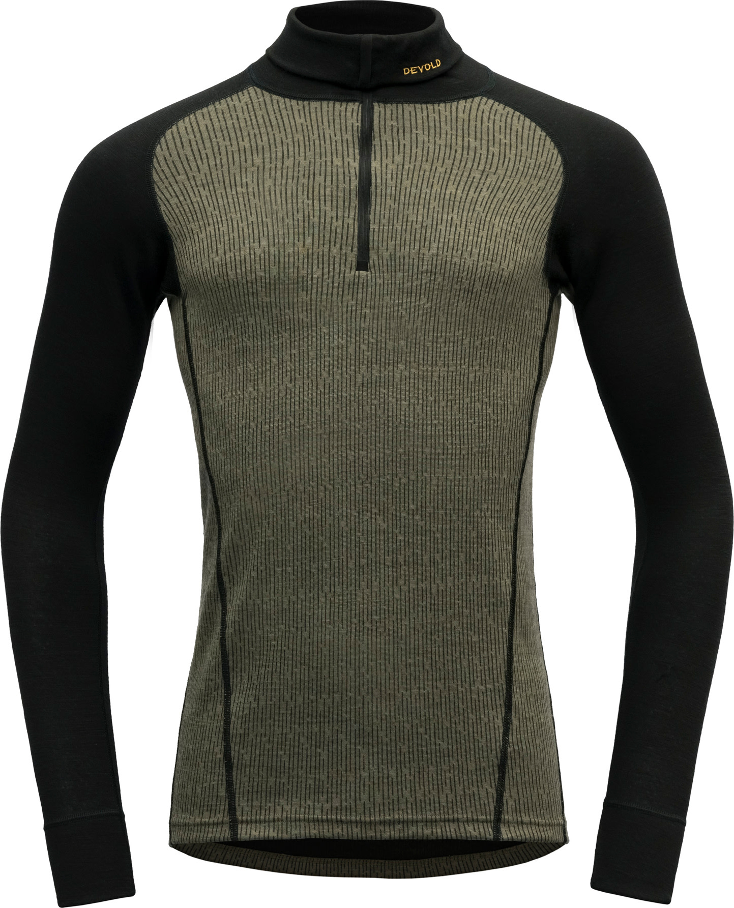 Devold Men’s Duo Active Merino 205 Zip Neck Lichen/Caviar