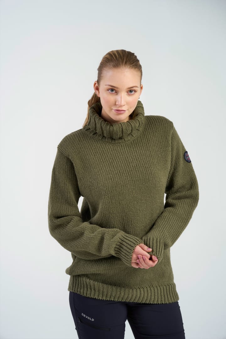 Devold Unisex Nansen Wool High Neck Olive Devold