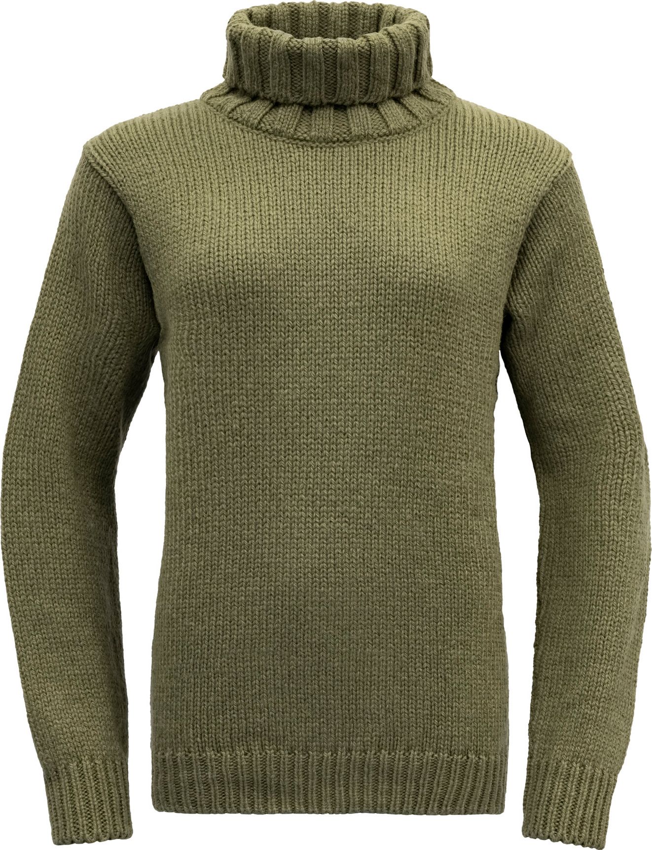 Devold Unisex Nansen Wool High Neck Olive