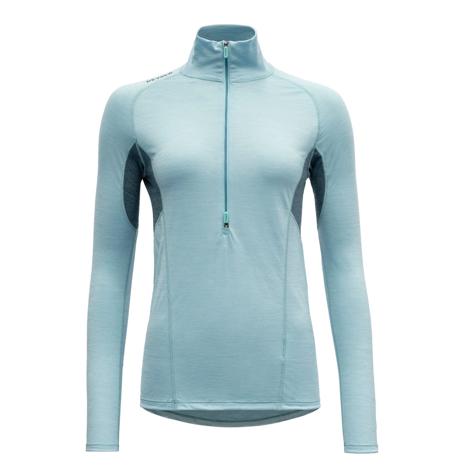 Devold Running Woman Zip Neck Cameo