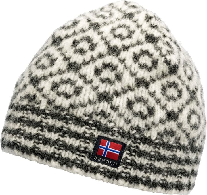 Devold Svalbard Beanie Offwhite/Anthracite Devold