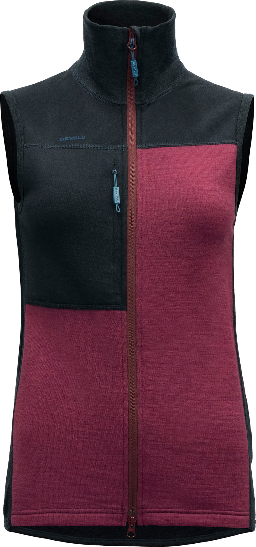 Devold Women’s Nibba Hiking Vest Ink/Beetroot