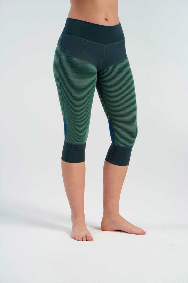 Devold Women's Tuvegga Merino 3/4 Long Johns Woods Devold