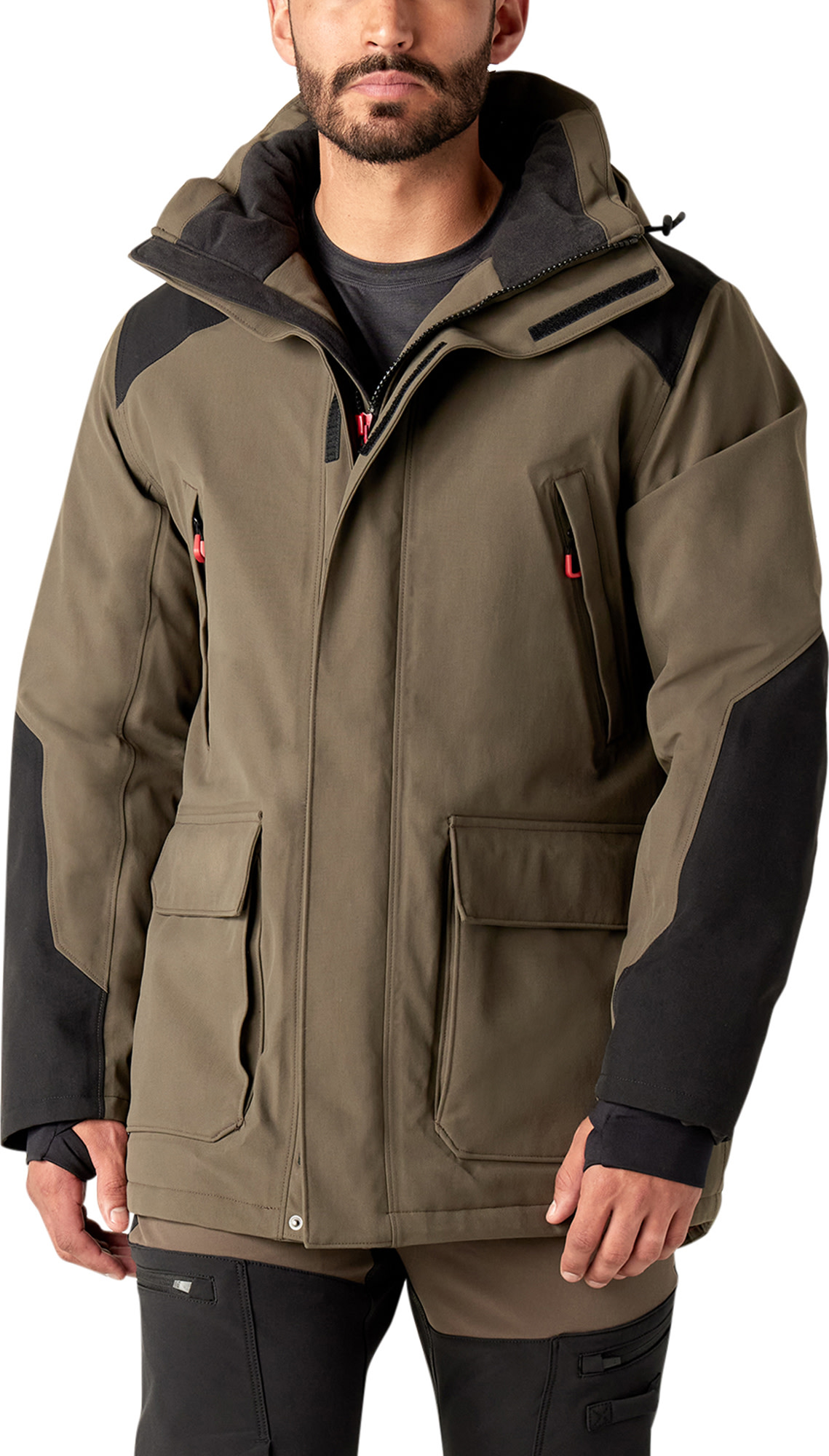 Dickies Men’s Protect Extreme Insulated Puffer Parka Moss/Black