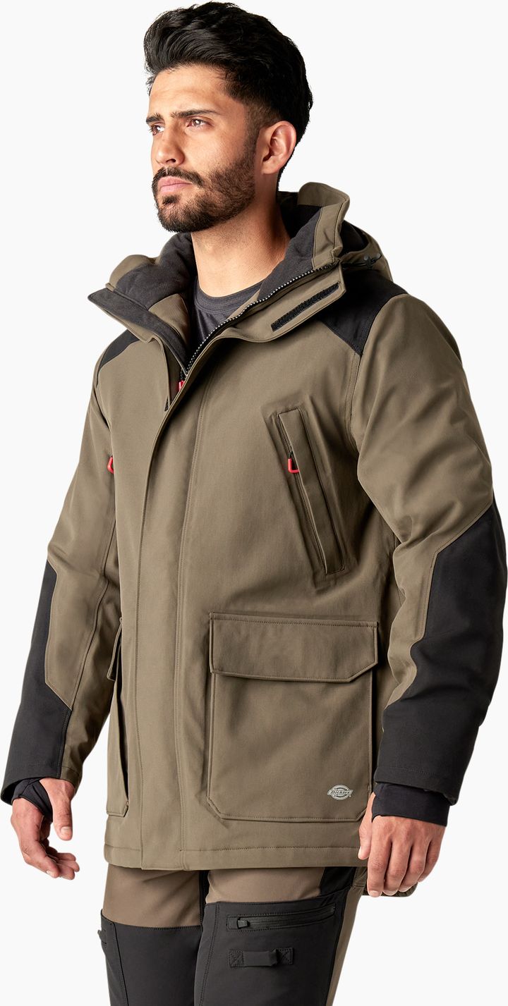 Dickies Men's Protect Extreme Insulated Puffer Parka Moss/Black Dickies